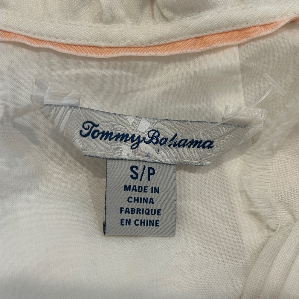 TOMMY BAHAMA Tropi Flore Sleeveless Linen Shift Dress - Picture 10 of 11
